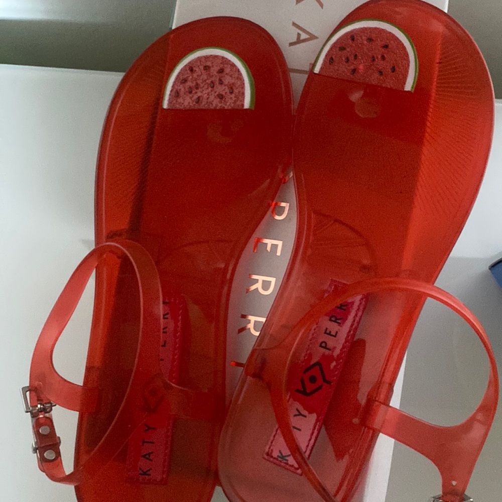 Katy Perry Watermelon Jelly Sandals